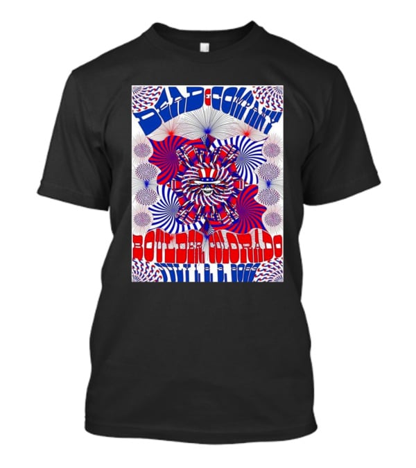Bad Company Boulder Colorado 2002 Psychedelic Pattern T-Shirt