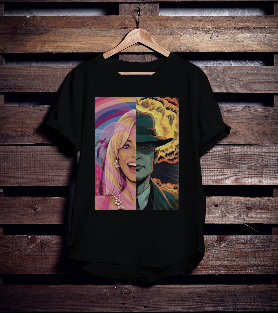 Christopher Nolan 18 Days Barbie X Oppenheimer Barbenheimer Home Decor Explosion T-Shirt