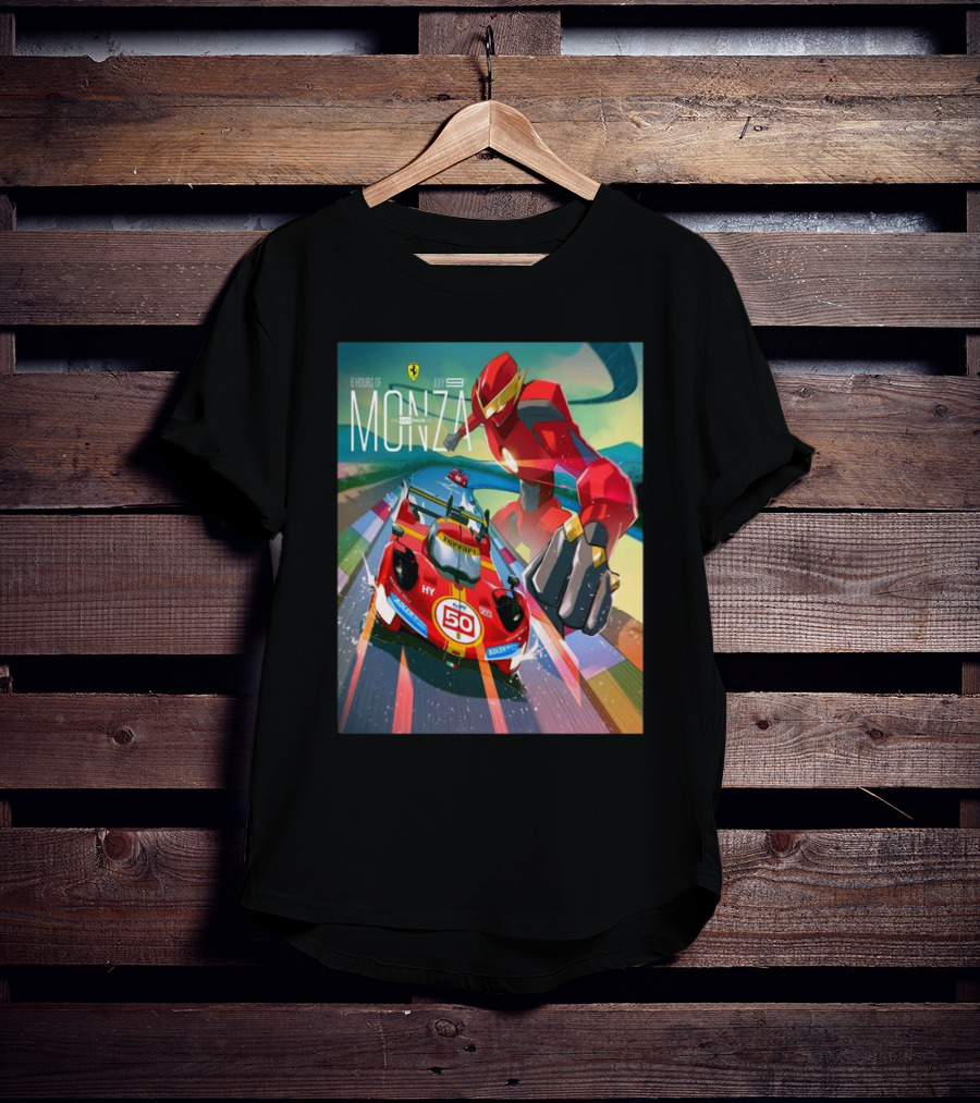6 Hours Of Monza July 9 Ferrari Racing Robot T-Shirt