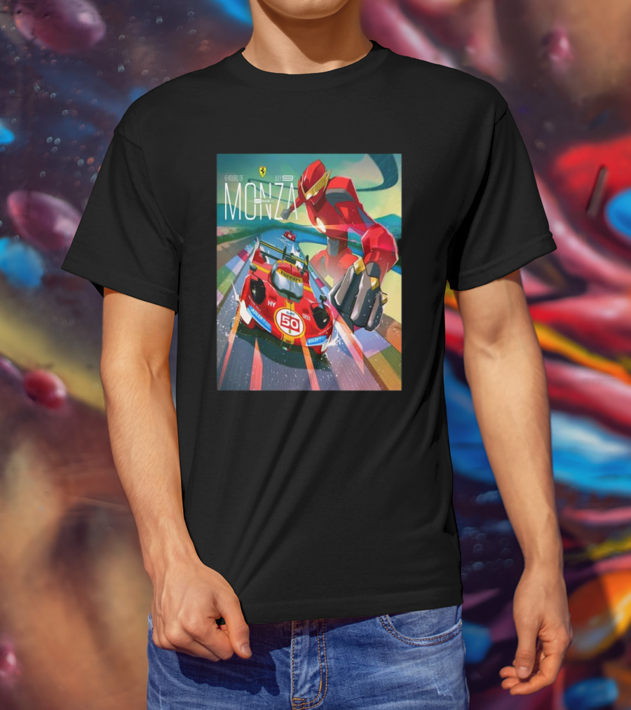 6 Hours Of Monza July 9 Ferrari Racing Robot T-Shirt