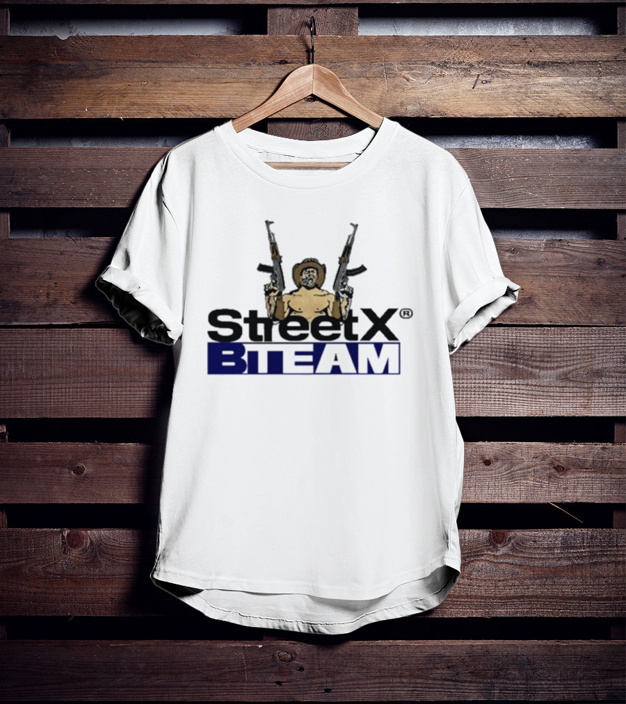 Streetx BTEAM Dual Gun Figure T-Shirt