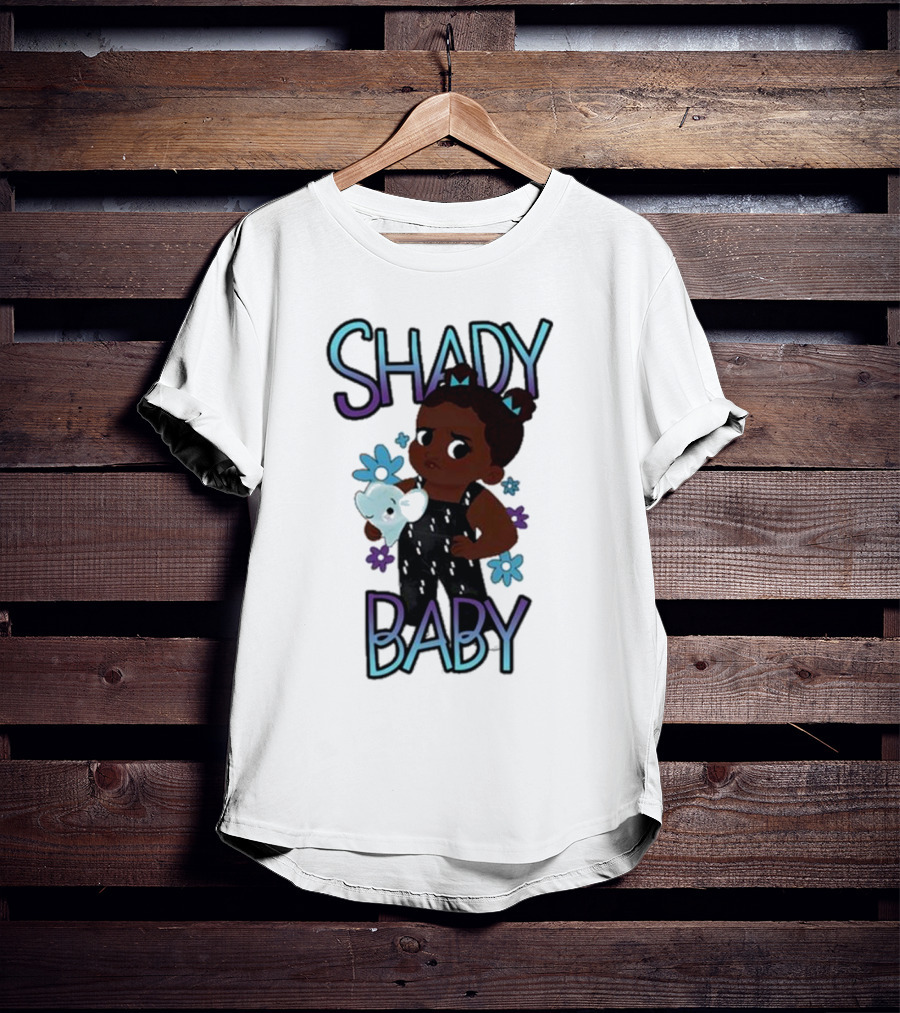 Shady Baby Danilo Cute Floral Panda Graphics T-Shirt