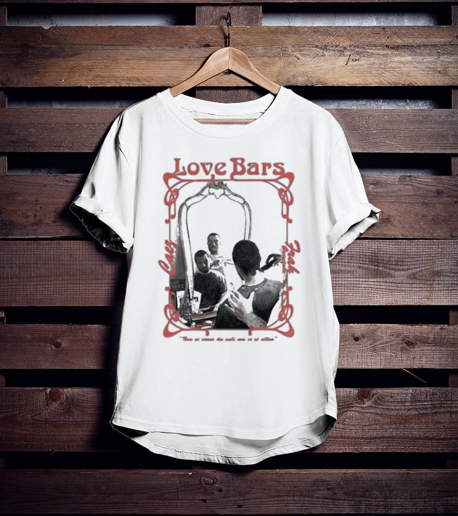Love Bars Frah Quintale Mirror Reflection Snippet T-Shirt