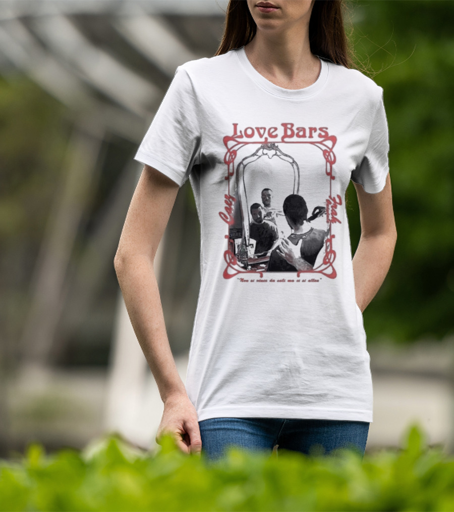 Love Bars Frah Quintale Mirror Reflection Snippet T-Shirt