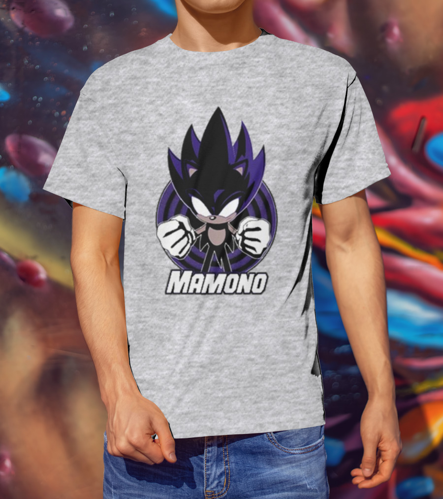 Mamono Dark Super Shadow Style Character T-Shirt