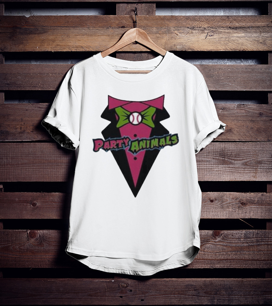 Party Animals Baseball Tuxedo T-Shirt