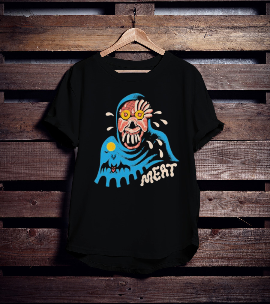 Meat Canyon Meathead Horror Masked Creature Monster T-Shirt