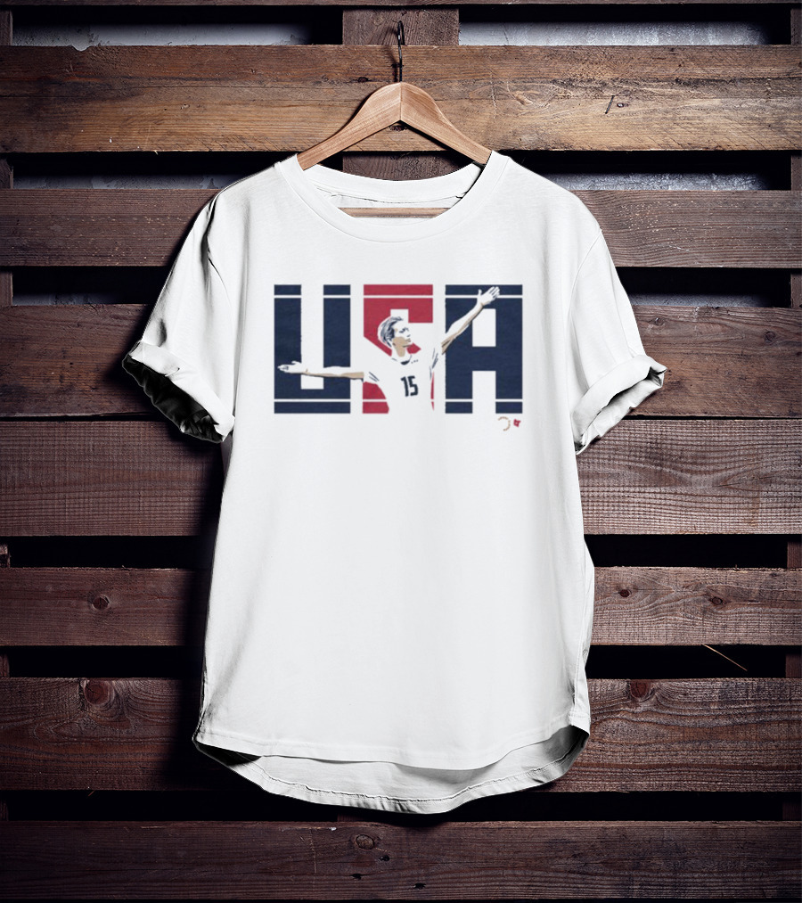 Megan Rapinoe USA 15 Iconic Pose USWNT Legend T-Shirt