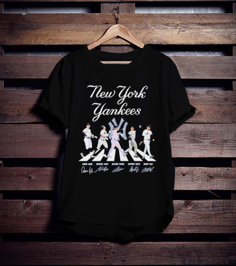 New York Yankees Aaron Judge Anthony Volpe Gleyber Torres Anthony Rizzo Gerrit Cole T-Shirt