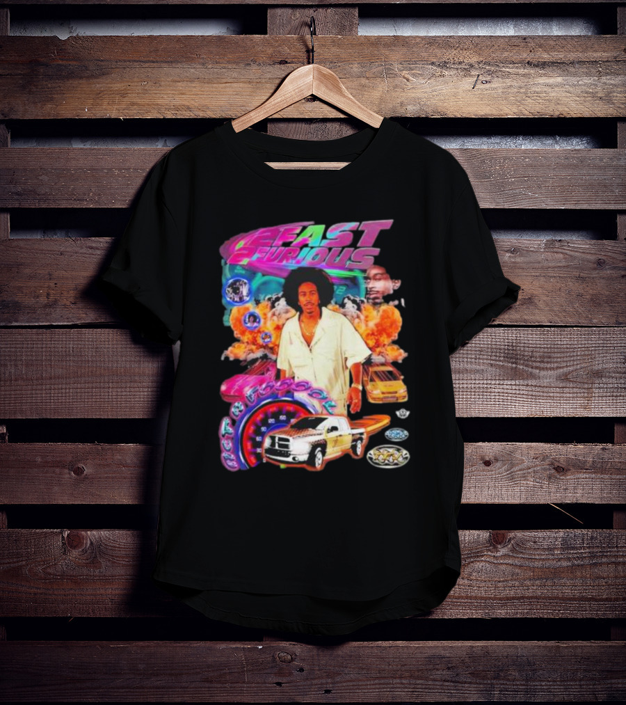 2 Fast 2 Furious Act A Fool With Cars And Explosions T-Shirt