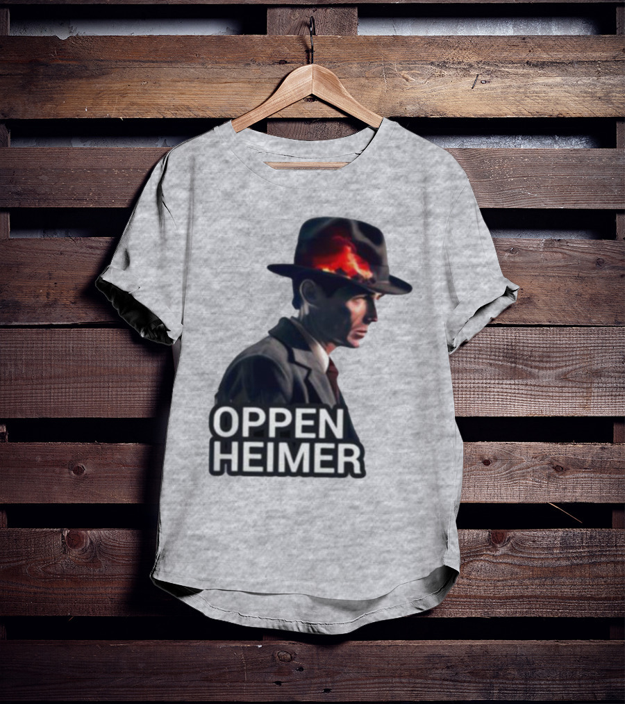 Oppenheimer Cillian Murphy Fiery Explosion Hat T-Shirt