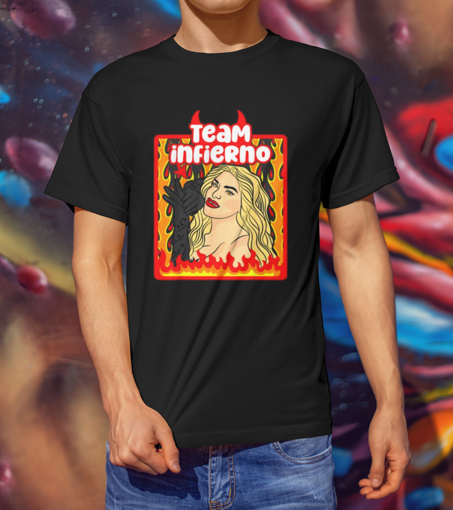 Team Infierno Wendy Guevara Latina Flames T-Shirt