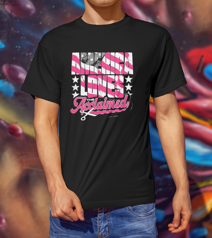 America Loves The Acclaimed Flag Stars T-Shirt