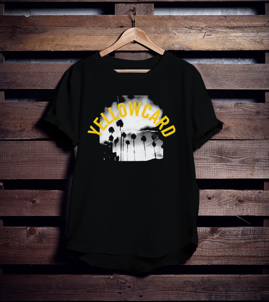 YELLOWCARD Palm Tree Skyline Arch T-Shirt