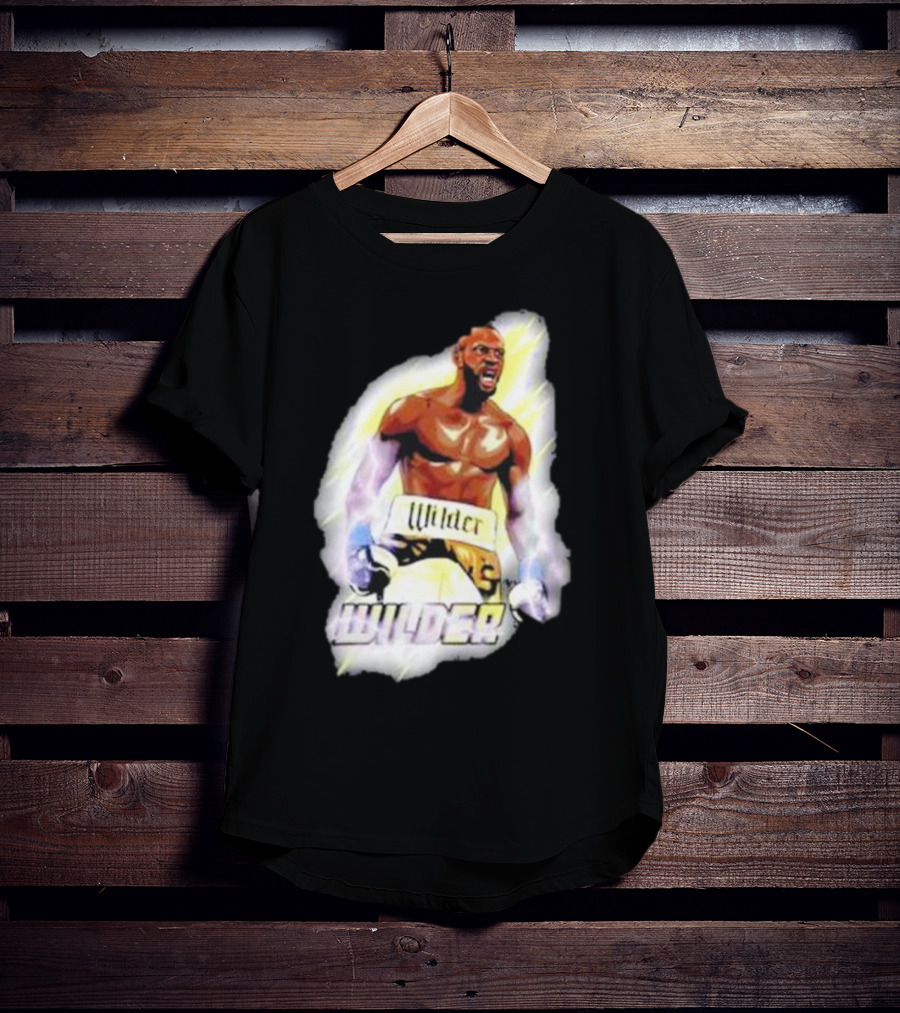 Deontay Wilder Lightning Boxer Champion Energy T-Shirt