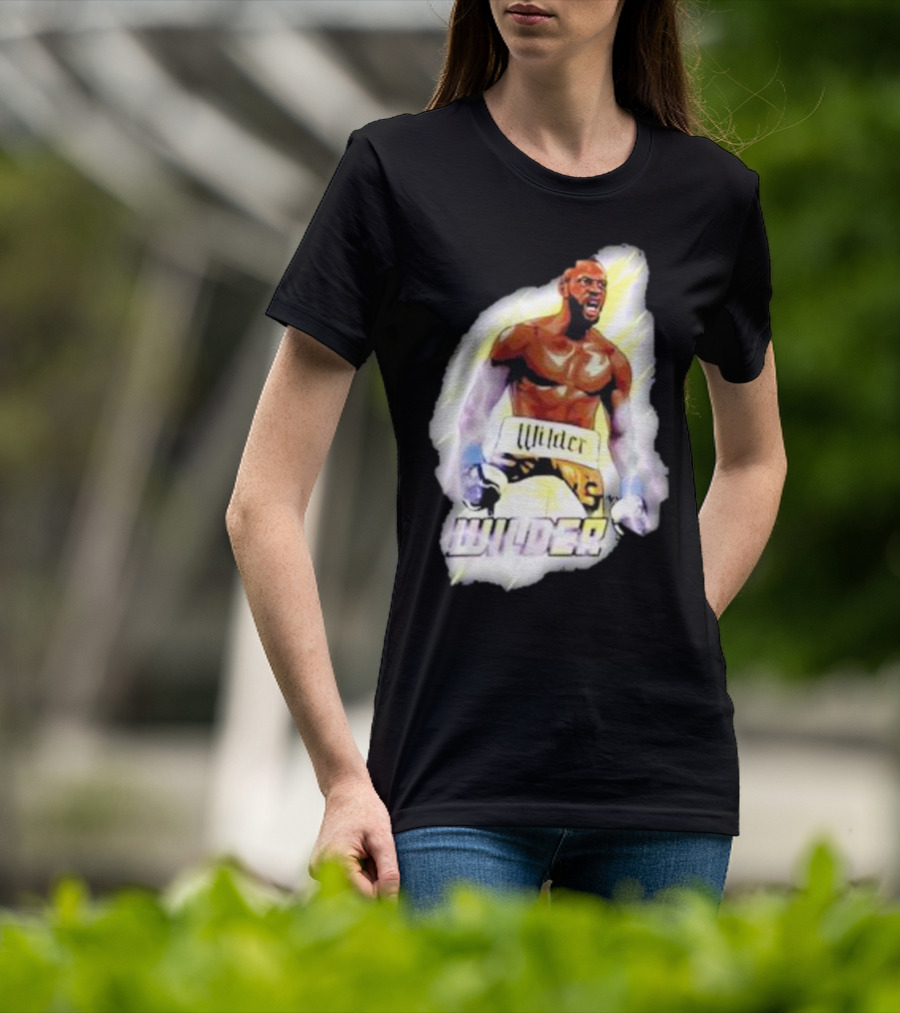 Deontay Wilder Lightning Boxer Champion Energy T-Shirt