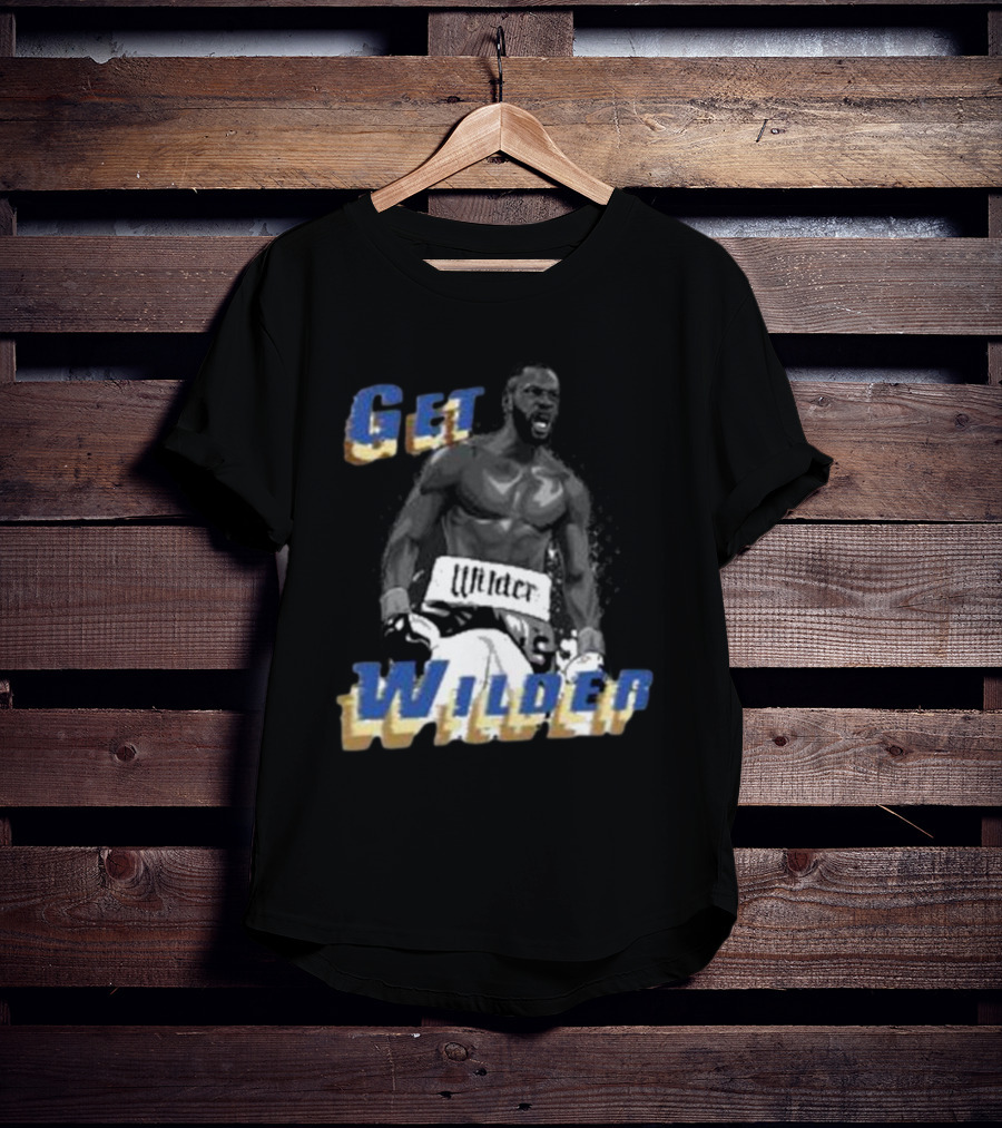 Get Wilder Boxer Roaring With Boxing Gloves T-Shirt
