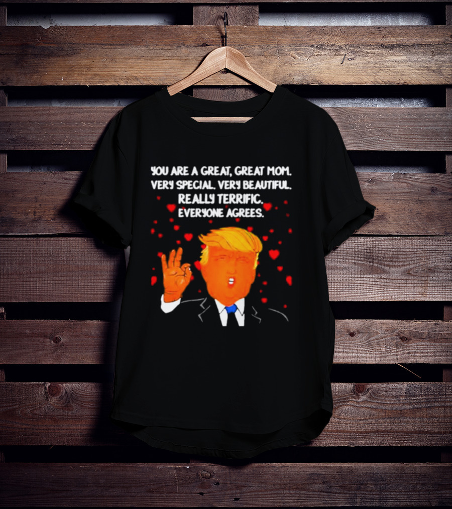 You Are A Great Great Mom Very Special Very Beautiful Really Terrific Everyone Agrees T-Shirt