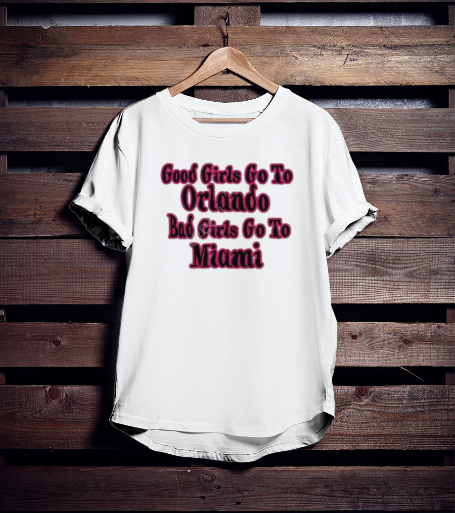 Ellen Marlow Wearing Good Girls Go To Orlando Bad Girls Go To Miami T-Shirt