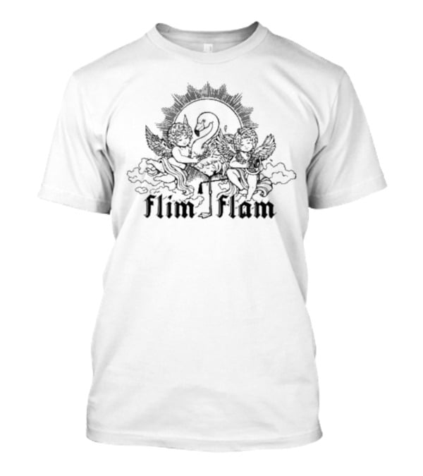 Flim Flam Flamingo Cherub Cute Merchandise T-Shirt