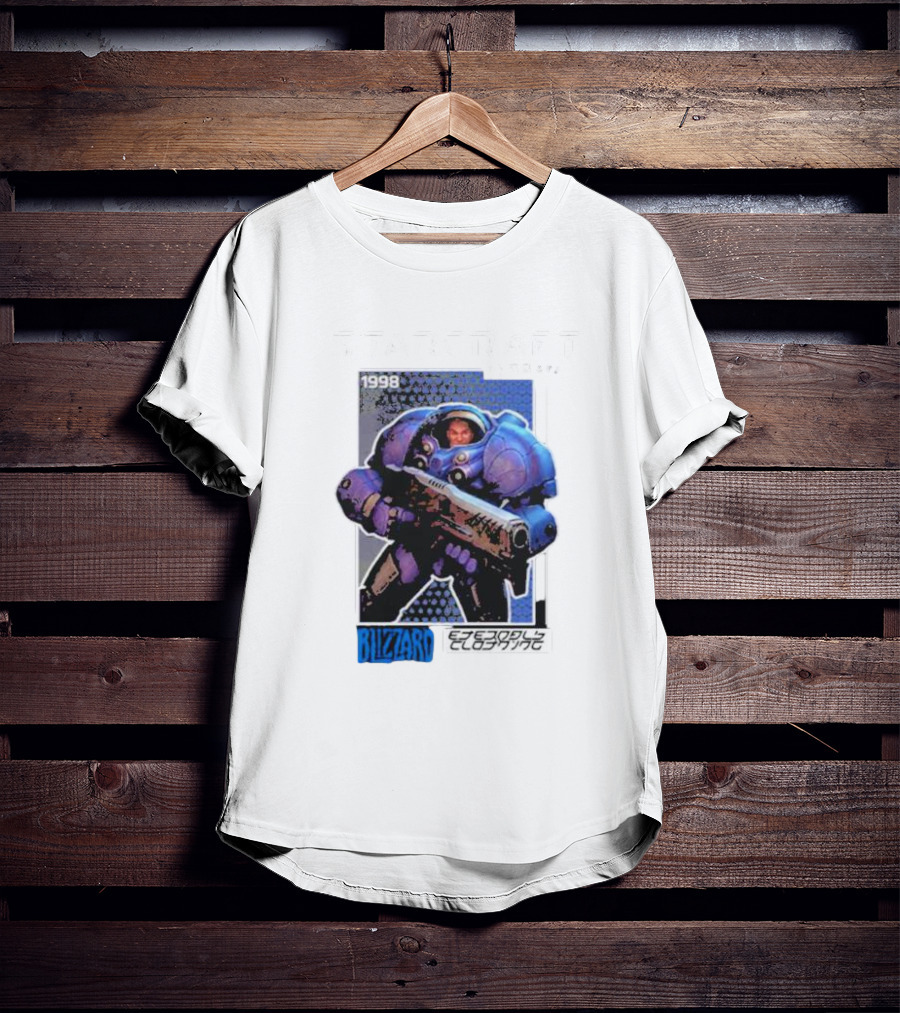 Starcraft Terran 1998 Blizzard Eteson's Clothing T-Shirt