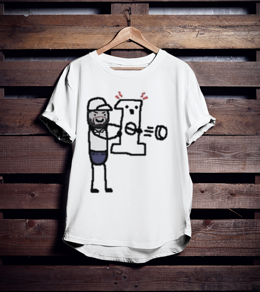 Steph Curry Hits A Hole In One Illustration Golf Cartoon T-Shirt