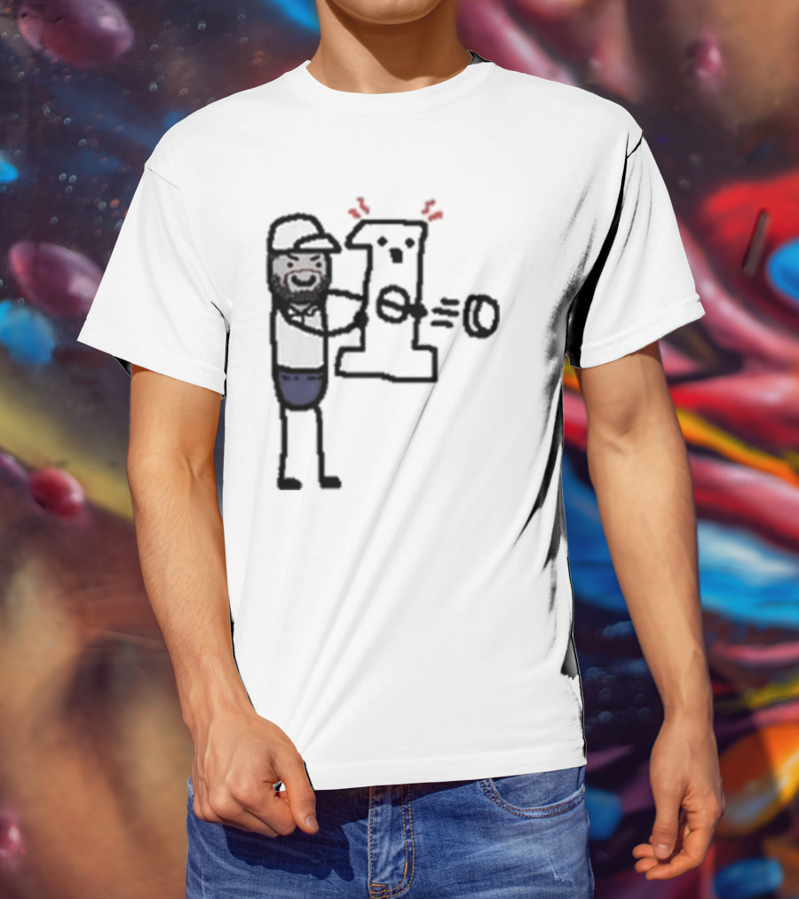 Steph Curry Hits A Hole In One Illustration Golf Cartoon T-Shirt