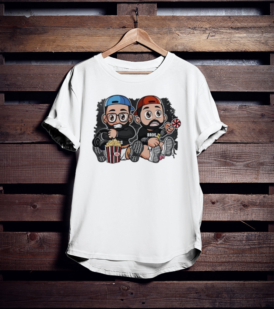 JK Bros Caca Babies Popcorn Lollipop Cap Duo Bros T-Shirt