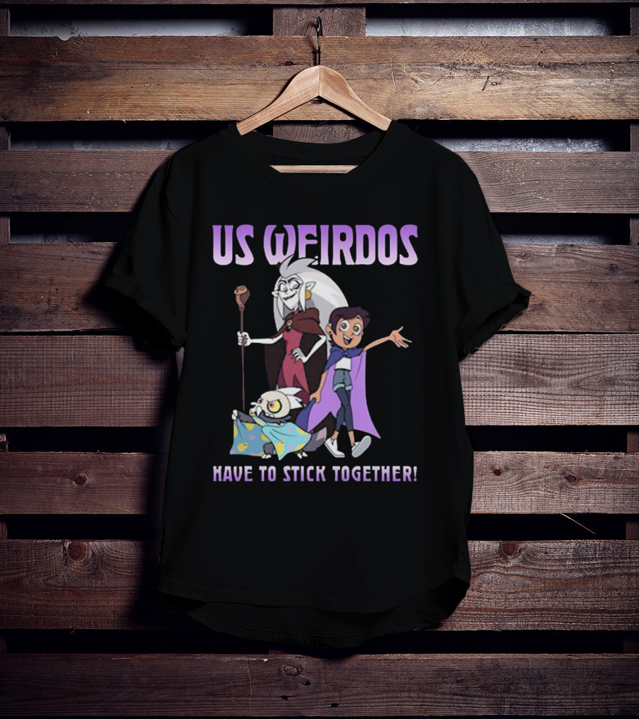Us Weirdos Have To Stick Together The Owl House Characters Pose T-Shirt