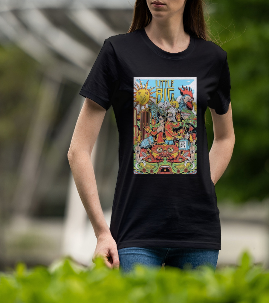 Little Big Comic Style Funky Adventure T-Shirt