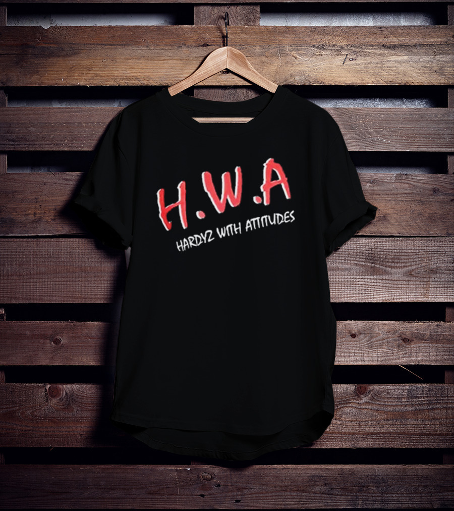 HWA Hardyz With Attitudes Wrestling Iconic Reference T-Shirt