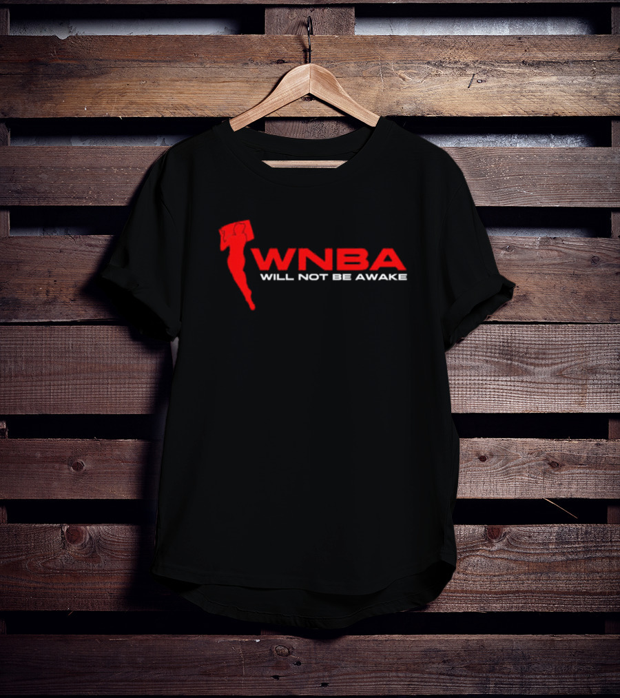 Jidion Merch WNBA Will Not Be Awake Red T-Shirt