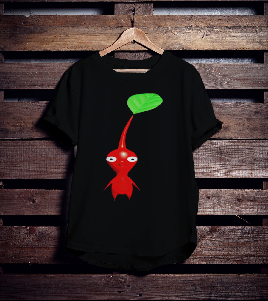 Pikmin Red Pikpik Character With Leaf Stem T-Shirt