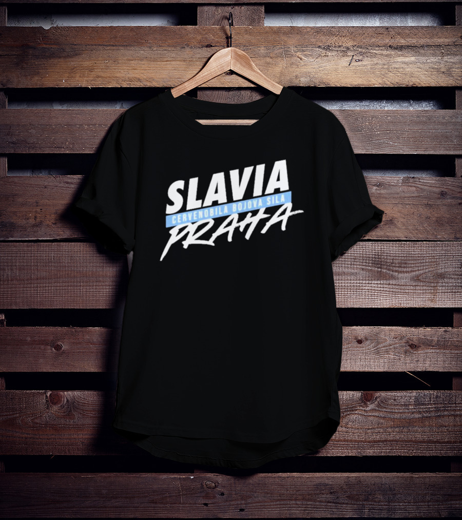 Slavia Cervenobila Bojova Sila Praha T-Shirt