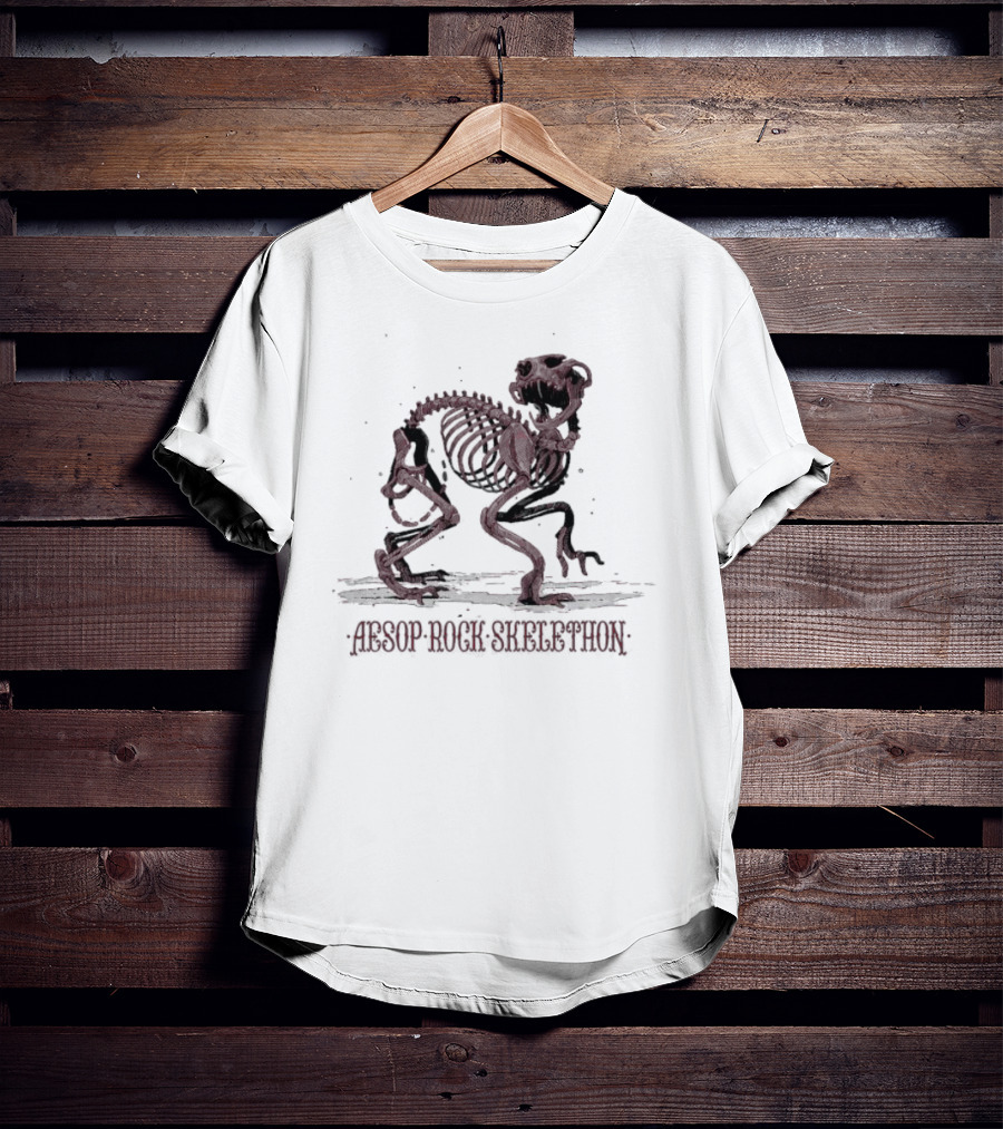Aesop Rock Skelethon Whiskers T-Shirt
