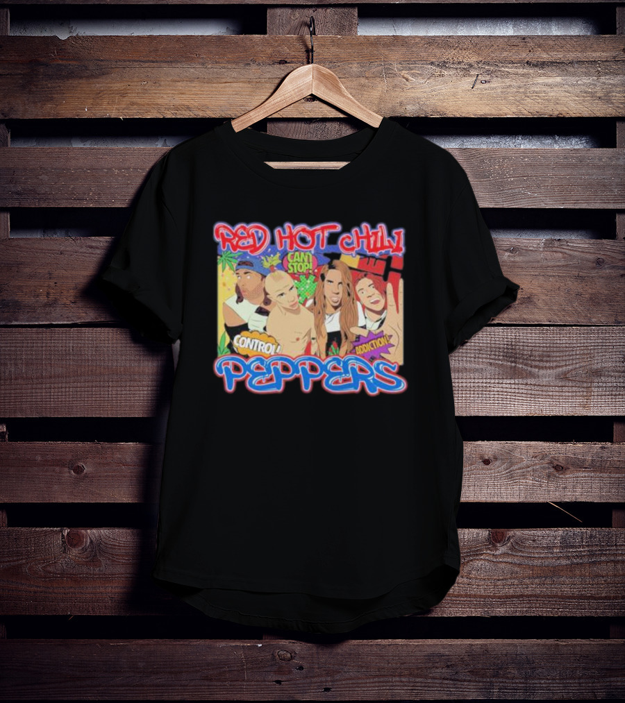 Red Hot Chili Peppers Can't Stop Control Addiction T-Shirt