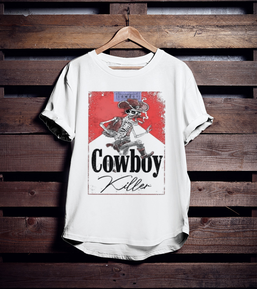 Cowboy Killer Jason Aldean Skeleton Cowboy T-Shirt