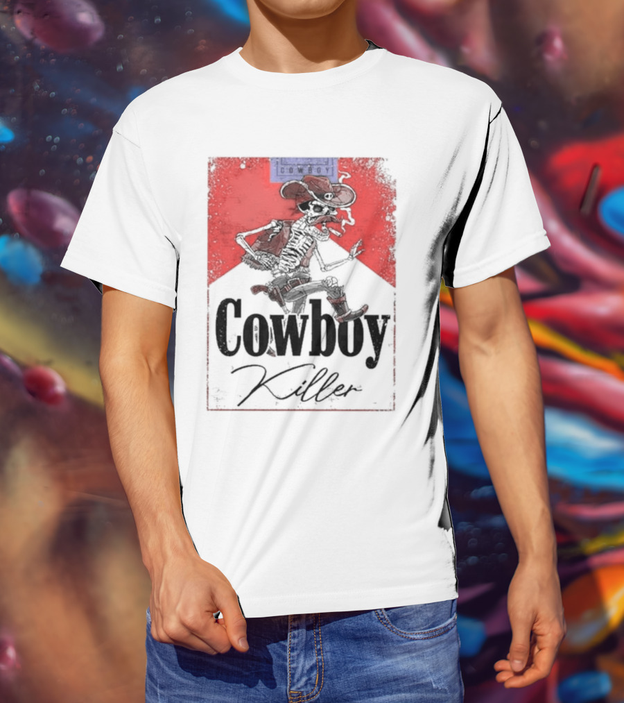 Cowboy Killer Jason Aldean Skeleton Cowboy T-Shirt