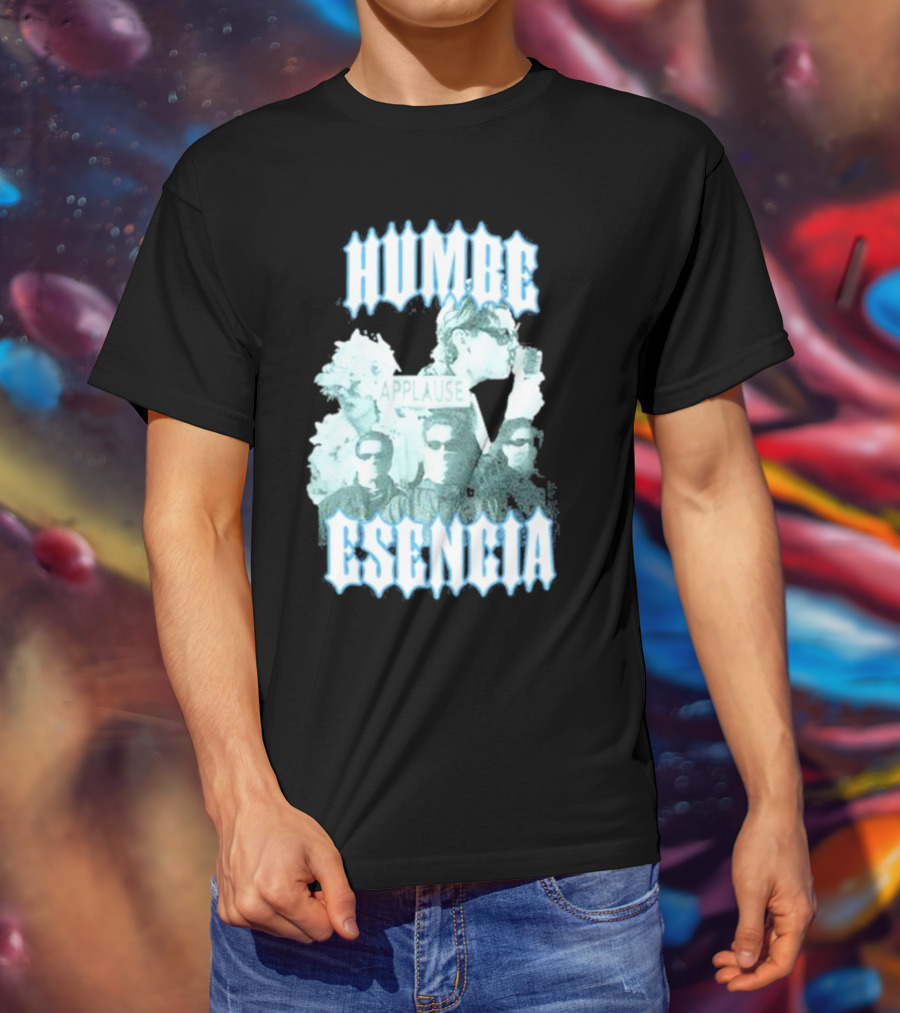 HUMBE APPLAUSE ESENCIA Vintage Aesthetic Collage T-Shirt