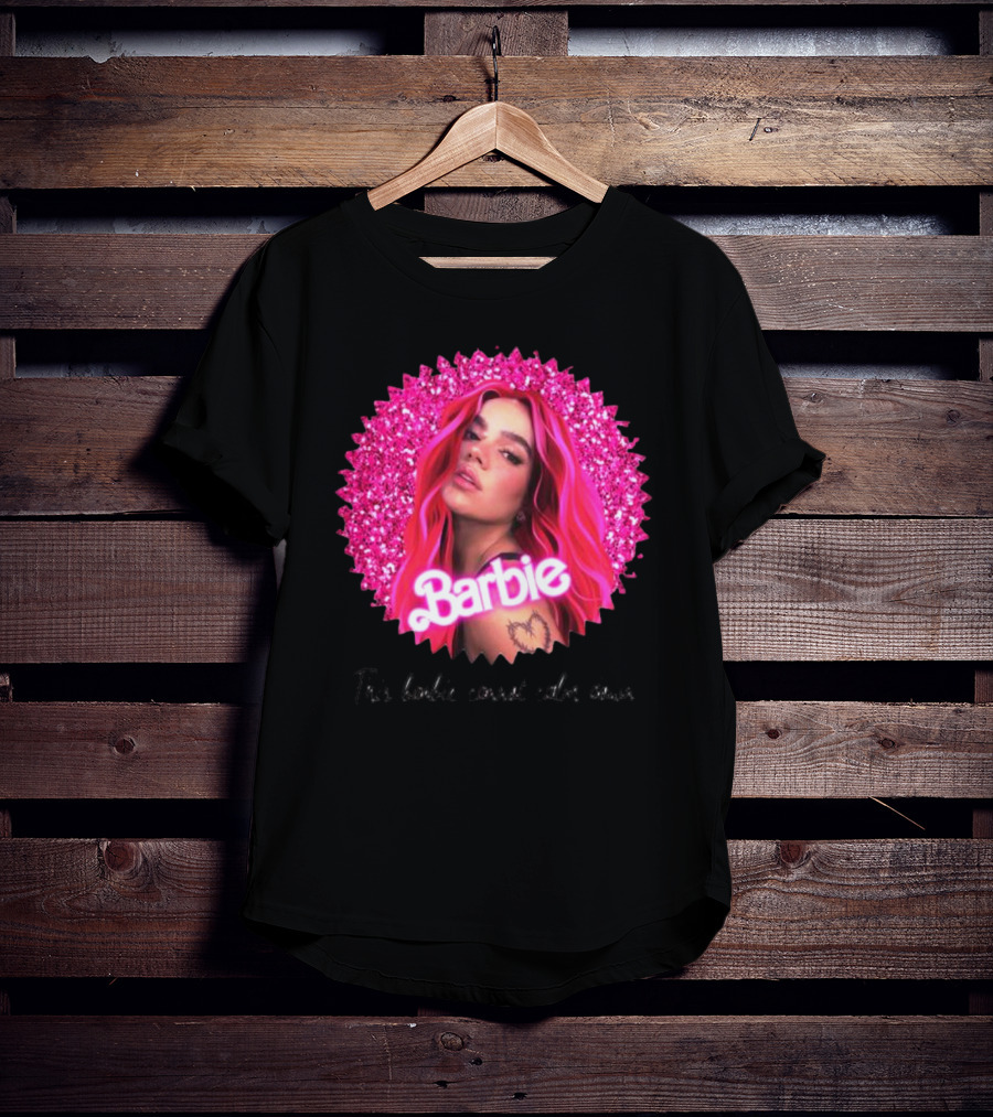 Karol G Barbie Glitter Portrait This Barbie Cannot Calm Down T-Shirt