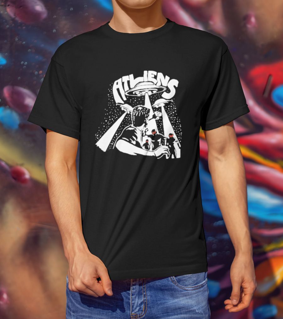 ATLien Abduction Escape With UFO Beam Encounter T-Shirt