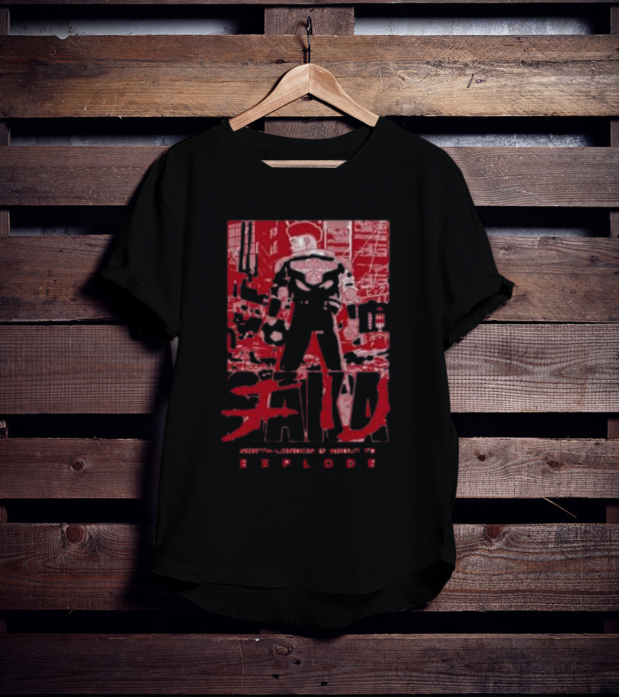 Cunners North London Sakura Manga Explode Iconic Red Urban T-Shirt