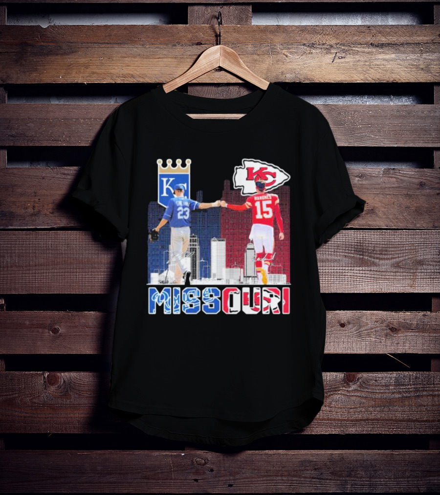 Missouri Kansas City Chiefs Mahomes Royals Greinke T-Shirt