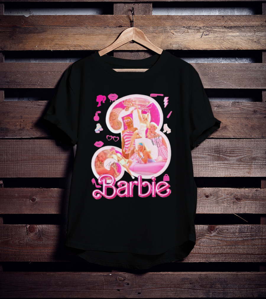 Barbie Pink Glam Fashion Icons Party T-Shirt