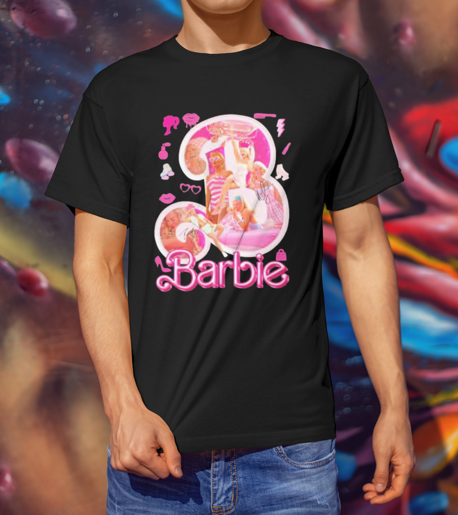 Barbie Pink Glam Fashion Icons Party T-Shirt