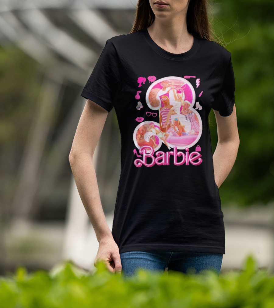 Barbie Pink Glam Fashion Icons Party T-Shirt