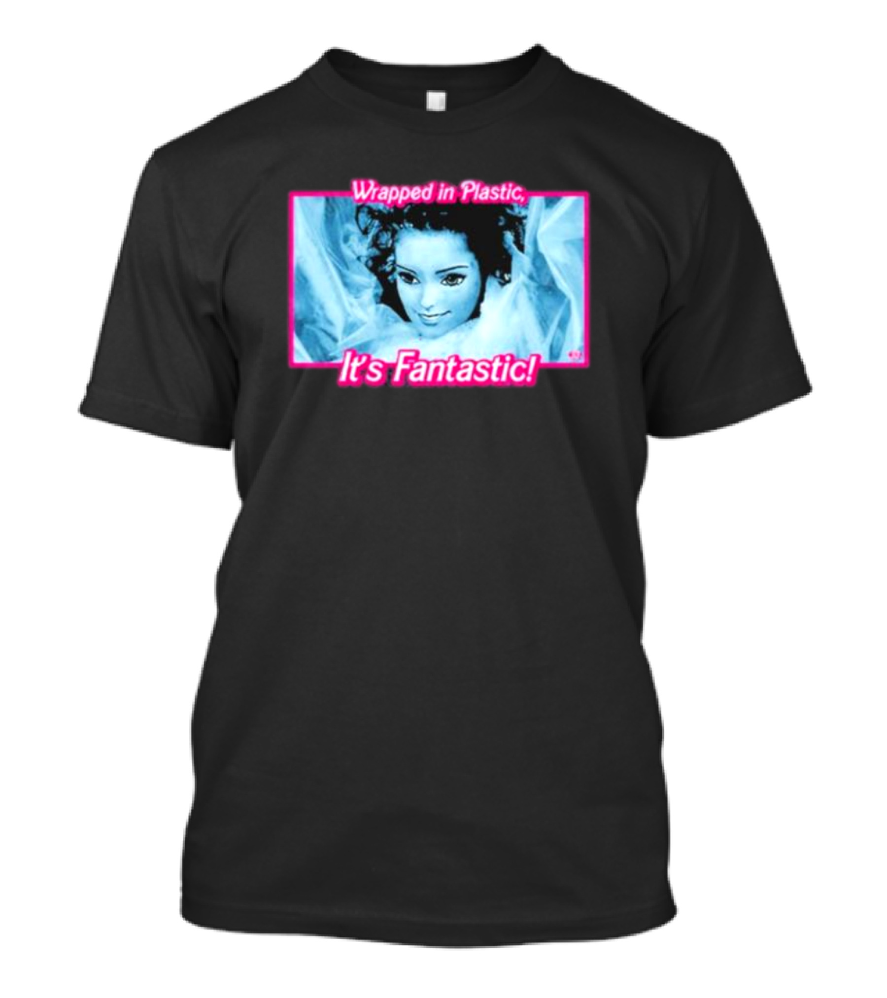 Barbie Wrapped In Plastic It's Fantastic Retro Style Photography T-Shirt