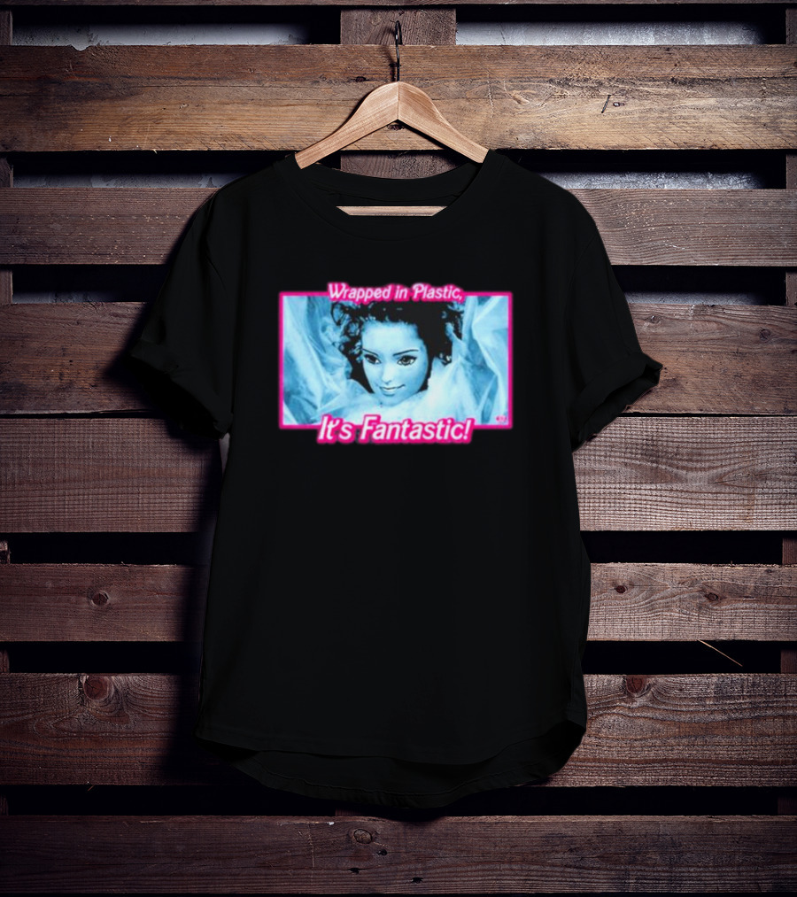 Barbie Wrapped In Plastic It's Fantastic Retro Style Photography T-Shirt