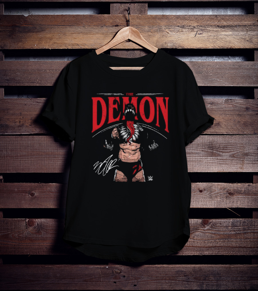 Finn Balor The Demon WWE Pose 500 Level Iconic T-Shirt