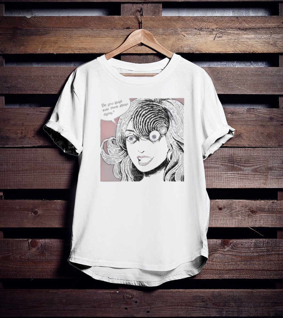 Tokibeast Junji Ito Do You Guys Ever Think About Dying Horror Manga T-Shirt